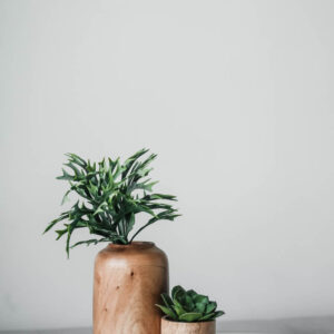 Demo - Pot with wooden pattern